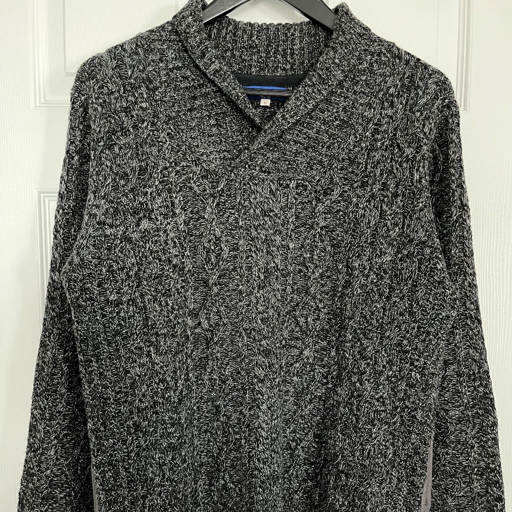 Opening Ceremony sz L - black grey sweater